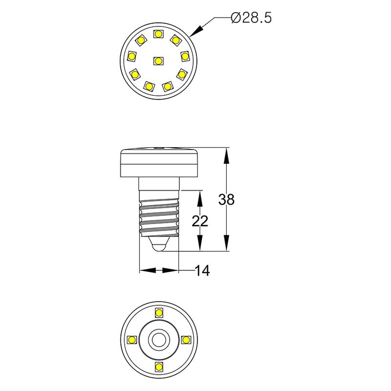 amusement led