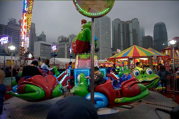Aglare Lighting's Amusement LED Lamp was used in Hong Kong's Central Carnival show in 2018